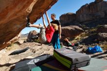 Bouldering in Hueco Tanks on 01/05/2020 with Blue Lizard Climbing and Yoga

Filename: SRM_20200105_1125330.jpg
Aperture: f/8.0
Shutter Speed: 1/320
Body: Canon EOS-1D Mark II
Lens: Canon EF 16-35mm f/2.8 L