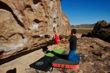 Bouldering in Hueco Tanks on 01/05/2020 with Blue Lizard Climbing and Yoga

Filename: SRM_20200105_1128090.jpg
Aperture: f/10.0
Shutter Speed: 1/640
Body: Canon EOS-1D Mark II
Lens: Canon EF 16-35mm f/2.8 L