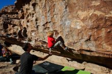 Bouldering in Hueco Tanks on 01/05/2020 with Blue Lizard Climbing and Yoga

Filename: SRM_20200105_1130010.jpg
Aperture: f/6.3
Shutter Speed: 1/640
Body: Canon EOS-1D Mark II
Lens: Canon EF 16-35mm f/2.8 L