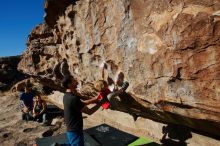 Bouldering in Hueco Tanks on 01/05/2020 with Blue Lizard Climbing and Yoga

Filename: SRM_20200105_1131140.jpg
Aperture: f/6.3
Shutter Speed: 1/640
Body: Canon EOS-1D Mark II
Lens: Canon EF 16-35mm f/2.8 L