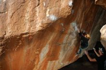 Bouldering in Hueco Tanks on 01/05/2020 with Blue Lizard Climbing and Yoga

Filename: SRM_20200105_1151250.jpg
Aperture: f/8.0
Shutter Speed: 1/250
Body: Canon EOS-1D Mark II
Lens: Canon EF 16-35mm f/2.8 L