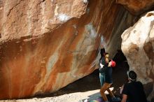 Bouldering in Hueco Tanks on 01/05/2020 with Blue Lizard Climbing and Yoga

Filename: SRM_20200105_1154090.jpg
Aperture: f/8.0
Shutter Speed: 1/250
Body: Canon EOS-1D Mark II
Lens: Canon EF 16-35mm f/2.8 L