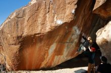 Bouldering in Hueco Tanks on 01/05/2020 with Blue Lizard Climbing and Yoga

Filename: SRM_20200105_1154150.jpg
Aperture: f/8.0
Shutter Speed: 1/250
Body: Canon EOS-1D Mark II
Lens: Canon EF 16-35mm f/2.8 L