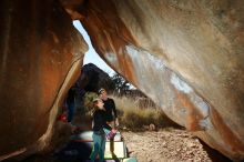 Bouldering in Hueco Tanks on 01/05/2020 with Blue Lizard Climbing and Yoga

Filename: SRM_20200105_1156330.jpg
Aperture: f/8.0
Shutter Speed: 1/250
Body: Canon EOS-1D Mark II
Lens: Canon EF 16-35mm f/2.8 L