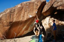 Bouldering in Hueco Tanks on 01/05/2020 with Blue Lizard Climbing and Yoga

Filename: SRM_20200105_1200120.jpg
Aperture: f/8.0
Shutter Speed: 1/250
Body: Canon EOS-1D Mark II
Lens: Canon EF 16-35mm f/2.8 L