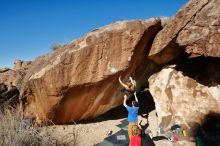 Bouldering in Hueco Tanks on 01/05/2020 with Blue Lizard Climbing and Yoga

Filename: SRM_20200105_1208460.jpg
Aperture: f/8.0
Shutter Speed: 1/250
Body: Canon EOS-1D Mark II
Lens: Canon EF 16-35mm f/2.8 L