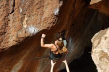 Bouldering in Hueco Tanks on 01/05/2020 with Blue Lizard Climbing and Yoga

Filename: SRM_20200105_1215390.jpg
Aperture: f/8.0
Shutter Speed: 1/250
Body: Canon EOS-1D Mark II
Lens: Canon EF 50mm f/1.8 II