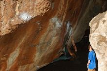 Bouldering in Hueco Tanks on 01/05/2020 with Blue Lizard Climbing and Yoga

Filename: SRM_20200105_1219400.jpg
Aperture: f/8.0
Shutter Speed: 1/250
Body: Canon EOS-1D Mark II
Lens: Canon EF 50mm f/1.8 II