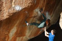 Bouldering in Hueco Tanks on 01/05/2020 with Blue Lizard Climbing and Yoga

Filename: SRM_20200105_1230090.jpg
Aperture: f/8.0
Shutter Speed: 1/250
Body: Canon EOS-1D Mark II
Lens: Canon EF 50mm f/1.8 II