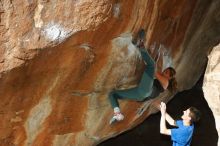 Bouldering in Hueco Tanks on 01/05/2020 with Blue Lizard Climbing and Yoga

Filename: SRM_20200105_1232060.jpg
Aperture: f/8.0
Shutter Speed: 1/250
Body: Canon EOS-1D Mark II
Lens: Canon EF 50mm f/1.8 II