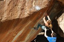 Bouldering in Hueco Tanks on 01/05/2020 with Blue Lizard Climbing and Yoga

Filename: SRM_20200105_1232270.jpg
Aperture: f/8.0
Shutter Speed: 1/250
Body: Canon EOS-1D Mark II
Lens: Canon EF 50mm f/1.8 II