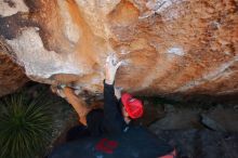 Bouldering in Hueco Tanks on 01/05/2020 with Blue Lizard Climbing and Yoga

Filename: SRM_20200105_1307330.jpg
Aperture: f/4.5
Shutter Speed: 1/250
Body: Canon EOS-1D Mark II
Lens: Canon EF 16-35mm f/2.8 L