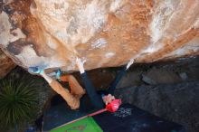 Bouldering in Hueco Tanks on 01/05/2020 with Blue Lizard Climbing and Yoga

Filename: SRM_20200105_1307410.jpg
Aperture: f/4.5
Shutter Speed: 1/250
Body: Canon EOS-1D Mark II
Lens: Canon EF 16-35mm f/2.8 L