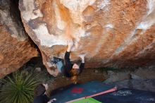 Bouldering in Hueco Tanks on 01/05/2020 with Blue Lizard Climbing and Yoga

Filename: SRM_20200105_1317170.jpg
Aperture: f/4.0
Shutter Speed: 1/250
Body: Canon EOS-1D Mark II
Lens: Canon EF 16-35mm f/2.8 L