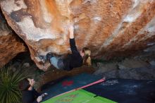 Bouldering in Hueco Tanks on 01/05/2020 with Blue Lizard Climbing and Yoga

Filename: SRM_20200105_1317220.jpg
Aperture: f/4.5
Shutter Speed: 1/250
Body: Canon EOS-1D Mark II
Lens: Canon EF 16-35mm f/2.8 L