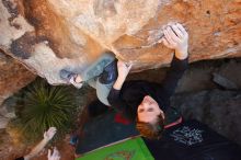 Bouldering in Hueco Tanks on 01/05/2020 with Blue Lizard Climbing and Yoga

Filename: SRM_20200105_1327221.jpg
Aperture: f/4.5
Shutter Speed: 1/250
Body: Canon EOS-1D Mark II
Lens: Canon EF 16-35mm f/2.8 L