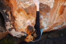 Bouldering in Hueco Tanks on 01/05/2020 with Blue Lizard Climbing and Yoga

Filename: SRM_20200105_1327320.jpg
Aperture: f/5.0
Shutter Speed: 1/250
Body: Canon EOS-1D Mark II
Lens: Canon EF 16-35mm f/2.8 L