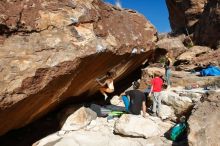 Bouldering in Hueco Tanks on 01/05/2020 with Blue Lizard Climbing and Yoga

Filename: SRM_20200105_1355240.jpg
Aperture: f/8.0
Shutter Speed: 1/250
Body: Canon EOS-1D Mark II
Lens: Canon EF 16-35mm f/2.8 L