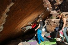 Bouldering in Hueco Tanks on 01/05/2020 with Blue Lizard Climbing and Yoga

Filename: SRM_20200105_1406330.jpg
Aperture: f/8.0
Shutter Speed: 1/250
Body: Canon EOS-1D Mark II
Lens: Canon EF 16-35mm f/2.8 L