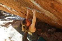 Bouldering in Hueco Tanks on 01/05/2020 with Blue Lizard Climbing and Yoga

Filename: SRM_20200105_1411371.jpg
Aperture: f/4.5
Shutter Speed: 1/400
Body: Canon EOS-1D Mark II
Lens: Canon EF 50mm f/1.8 II