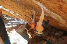 Bouldering in Hueco Tanks on 01/05/2020 with Blue Lizard Climbing and Yoga

Filename: SRM_20200105_1414261.jpg
Aperture: f/4.0
Shutter Speed: 1/400
Body: Canon EOS-1D Mark II
Lens: Canon EF 50mm f/1.8 II