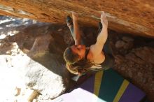 Bouldering in Hueco Tanks on 01/05/2020 with Blue Lizard Climbing and Yoga

Filename: SRM_20200105_1417020.jpg
Aperture: f/4.0
Shutter Speed: 1/800
Body: Canon EOS-1D Mark II
Lens: Canon EF 50mm f/1.8 II