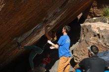 Bouldering in Hueco Tanks on 01/05/2020 with Blue Lizard Climbing and Yoga

Filename: SRM_20200105_1422420.jpg
Aperture: f/5.6
Shutter Speed: 1/250
Body: Canon EOS-1D Mark II
Lens: Canon EF 50mm f/1.8 II