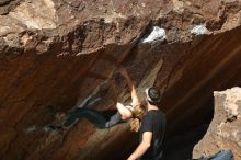 Bouldering in Hueco Tanks on 01/05/2020 with Blue Lizard Climbing and Yoga

Filename: SRM_20200105_1426120.jpg
Aperture: f/5.0
Shutter Speed: 1/250
Body: Canon EOS-1D Mark II
Lens: Canon EF 50mm f/1.8 II