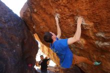 Bouldering in Hueco Tanks on 01/05/2020 with Blue Lizard Climbing and Yoga

Filename: SRM_20200105_1444270.jpg
Aperture: f/5.6
Shutter Speed: 1/250
Body: Canon EOS-1D Mark II
Lens: Canon EF 16-35mm f/2.8 L