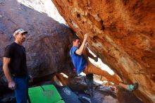 Bouldering in Hueco Tanks on 01/05/2020 with Blue Lizard Climbing and Yoga

Filename: SRM_20200105_1447120.jpg
Aperture: f/4.5
Shutter Speed: 1/250
Body: Canon EOS-1D Mark II
Lens: Canon EF 16-35mm f/2.8 L