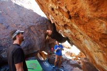 Bouldering in Hueco Tanks on 01/05/2020 with Blue Lizard Climbing and Yoga

Filename: SRM_20200105_1450300.jpg
Aperture: f/4.0
Shutter Speed: 1/250
Body: Canon EOS-1D Mark II
Lens: Canon EF 16-35mm f/2.8 L