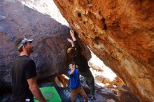 Bouldering in Hueco Tanks on 01/05/2020 with Blue Lizard Climbing and Yoga

Filename: SRM_20200105_1450330.jpg
Aperture: f/4.5
Shutter Speed: 1/250
Body: Canon EOS-1D Mark II
Lens: Canon EF 16-35mm f/2.8 L