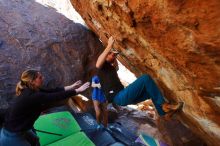 Bouldering in Hueco Tanks on 01/05/2020 with Blue Lizard Climbing and Yoga

Filename: SRM_20200105_1453070.jpg
Aperture: f/4.5
Shutter Speed: 1/250
Body: Canon EOS-1D Mark II
Lens: Canon EF 16-35mm f/2.8 L