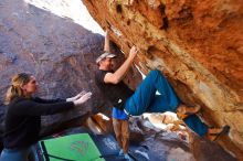 Bouldering in Hueco Tanks on 01/05/2020 with Blue Lizard Climbing and Yoga

Filename: SRM_20200105_1453142.jpg
Aperture: f/3.5
Shutter Speed: 1/250
Body: Canon EOS-1D Mark II
Lens: Canon EF 16-35mm f/2.8 L