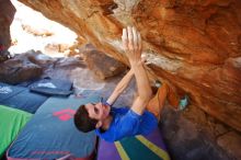 Bouldering in Hueco Tanks on 01/05/2020 with Blue Lizard Climbing and Yoga

Filename: SRM_20200105_1454120.jpg
Aperture: f/3.2
Shutter Speed: 1/250
Body: Canon EOS-1D Mark II
Lens: Canon EF 16-35mm f/2.8 L