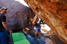 Bouldering in Hueco Tanks on 01/05/2020 with Blue Lizard Climbing and Yoga

Filename: SRM_20200105_1456490.jpg
Aperture: f/4.5
Shutter Speed: 1/250
Body: Canon EOS-1D Mark II
Lens: Canon EF 16-35mm f/2.8 L