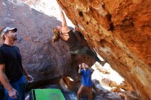 Bouldering in Hueco Tanks on 01/05/2020 with Blue Lizard Climbing and Yoga

Filename: SRM_20200105_1456570.jpg
Aperture: f/4.5
Shutter Speed: 1/250
Body: Canon EOS-1D Mark II
Lens: Canon EF 16-35mm f/2.8 L