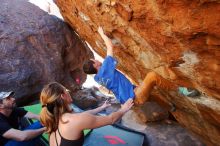 Bouldering in Hueco Tanks on 01/05/2020 with Blue Lizard Climbing and Yoga

Filename: SRM_20200105_1458120.jpg
Aperture: f/4.0
Shutter Speed: 1/250
Body: Canon EOS-1D Mark II
Lens: Canon EF 16-35mm f/2.8 L