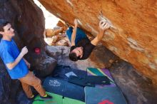 Bouldering in Hueco Tanks on 01/05/2020 with Blue Lizard Climbing and Yoga

Filename: SRM_20200105_1525410.jpg
Aperture: f/4.5
Shutter Speed: 1/250
Body: Canon EOS-1D Mark II
Lens: Canon EF 16-35mm f/2.8 L