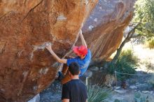 Bouldering in Hueco Tanks on 01/05/2020 with Blue Lizard Climbing and Yoga

Filename: SRM_20200105_1557470.jpg
Aperture: f/4.5
Shutter Speed: 1/250
Body: Canon EOS-1D Mark II
Lens: Canon EF 50mm f/1.8 II