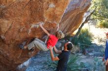 Bouldering in Hueco Tanks on 01/05/2020 with Blue Lizard Climbing and Yoga

Filename: SRM_20200105_1605270.jpg
Aperture: f/4.5
Shutter Speed: 1/250
Body: Canon EOS-1D Mark II
Lens: Canon EF 50mm f/1.8 II