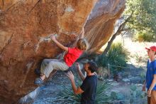 Bouldering in Hueco Tanks on 01/05/2020 with Blue Lizard Climbing and Yoga

Filename: SRM_20200105_1605280.jpg
Aperture: f/4.5
Shutter Speed: 1/250
Body: Canon EOS-1D Mark II
Lens: Canon EF 50mm f/1.8 II