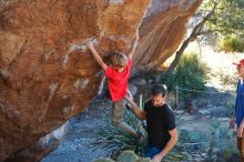 Bouldering in Hueco Tanks on 01/05/2020 with Blue Lizard Climbing and Yoga

Filename: SRM_20200105_1605290.jpg
Aperture: f/4.5
Shutter Speed: 1/250
Body: Canon EOS-1D Mark II
Lens: Canon EF 50mm f/1.8 II