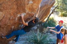 Bouldering in Hueco Tanks on 01/05/2020 with Blue Lizard Climbing and Yoga

Filename: SRM_20200105_1606021.jpg
Aperture: f/3.2
Shutter Speed: 1/250
Body: Canon EOS-1D Mark II
Lens: Canon EF 50mm f/1.8 II