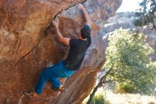 Bouldering in Hueco Tanks on 01/05/2020 with Blue Lizard Climbing and Yoga

Filename: SRM_20200105_1606430.jpg
Aperture: f/3.5
Shutter Speed: 1/250
Body: Canon EOS-1D Mark II
Lens: Canon EF 50mm f/1.8 II