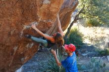 Bouldering in Hueco Tanks on 01/05/2020 with Blue Lizard Climbing and Yoga

Filename: SRM_20200105_1611260.jpg
Aperture: f/3.5
Shutter Speed: 1/250
Body: Canon EOS-1D Mark II
Lens: Canon EF 50mm f/1.8 II