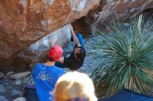 Bouldering in Hueco Tanks on 01/05/2020 with Blue Lizard Climbing and Yoga

Filename: SRM_20200105_1619480.jpg
Aperture: f/2.8
Shutter Speed: 1/250
Body: Canon EOS-1D Mark II
Lens: Canon EF 50mm f/1.8 II