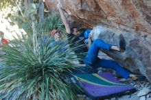 Bouldering in Hueco Tanks on 01/05/2020 with Blue Lizard Climbing and Yoga

Filename: SRM_20200105_1622090.jpg
Aperture: f/3.5
Shutter Speed: 1/250
Body: Canon EOS-1D Mark II
Lens: Canon EF 50mm f/1.8 II