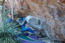 Bouldering in Hueco Tanks on 01/05/2020 with Blue Lizard Climbing and Yoga

Filename: SRM_20200105_1622130.jpg
Aperture: f/3.2
Shutter Speed: 1/250
Body: Canon EOS-1D Mark II
Lens: Canon EF 50mm f/1.8 II