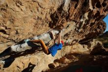 Bouldering in Hueco Tanks on 01/05/2020 with Blue Lizard Climbing and Yoga

Filename: SRM_20200105_1654580.jpg
Aperture: f/9.0
Shutter Speed: 1/250
Body: Canon EOS-1D Mark II
Lens: Canon EF 16-35mm f/2.8 L